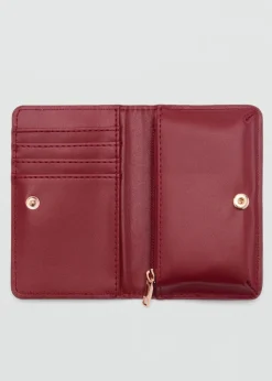 MANGO Galanteria Skórzana*Portfel z klapą z teksturą skóry krokodyla