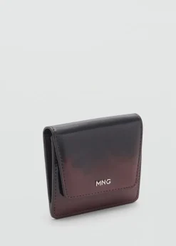 MANGO Galanteria Skórzana*Portmonetka z efektem cieniowania