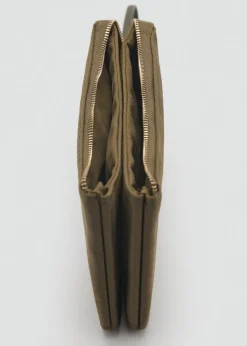 MANGO Galanteria Skórzana*Portmonetka z nylonu na zamek