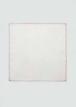 MANGO Akcesoria|Krawaty, Muszki I Chusteczki Do Nosa*Poszetka z 100% jedwabiu z lamówką