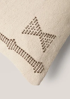 MANGO Poszewki Na Jaśki|Poszewki Na Jaśki*Poszewka na jaśka z geometrycznym haftem 40 x 60 cm