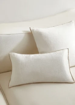 MANGO Poszewki Na Jaśki|Poszewki Na Jaśki*Poszewka na jaśka z lnu z lamówką 30 x 50 cm