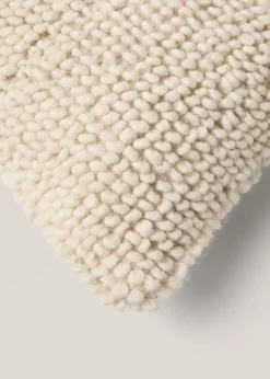 MANGO Poszewki Na Jaśki|Poszewki Na Jaśki*Poszewka na jaśka z wełnianej tkaniny bouclé 40 x 60 cm