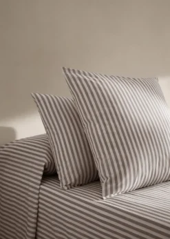 MANGO Poszewki Na Poduszki*Poszewka na poduszkę bawełniana w paski 50 x 75 cm