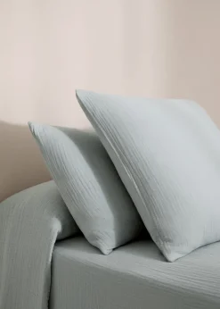 MANGO Poszewki Na Poduszki*Poszewka na poduszkę z bawełnianego muślinu 50 x 75 cm