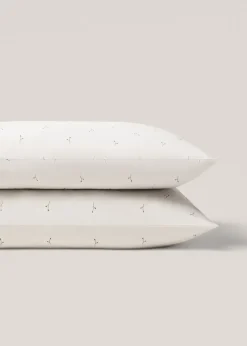 MANGO Poszewki Na Poduszki*Poszewka na poduszkę z bawełny w kwiaty 50 x 75 cm