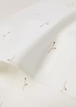 MANGO Poszewki Na Poduszki*Poszewka na poduszkę z bawełny w kwiaty 50 x 75 cm