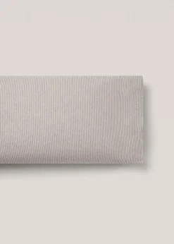 MANGO Poszewki Na Poduszki*Poszewka na poduszkę z bawełnianej flaneli w paski 45 x 110 cm