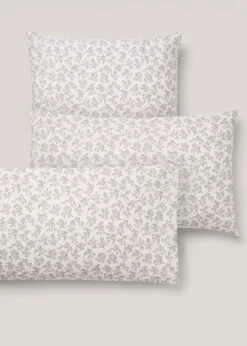 MANGO Poszewki Na Poduszki*Poszewka na poduszkę z bawełny z kwiaty 50 x 75 cm