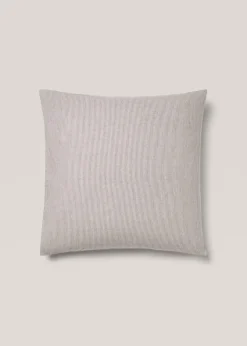 MANGO Poszewki Na Poduszki*Poszewka na poduszkę z bawełnianej flaneli w paski 60 x 60 cm