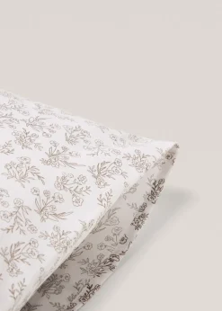 MANGO Poszewki Na Poduszki*Poszewka na poduszkę z bawełny w kwiaty 60 x 60 cm