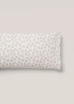 MANGO Poszewki Na Poduszki*Poszewka na poduszkę z bawełny z nadrukiem w kwiaty 45 x 110 cm