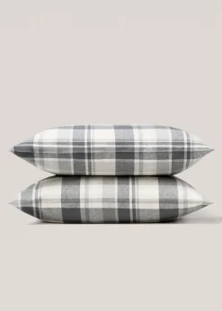 MANGO Poszewki Na Poduszki*Poszewka na poduszkę z flaneli z 100% bawełny w kratę 60 x 60 cm