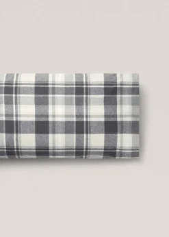 MANGO Poszewki Na Poduszki*Poszewka na poduszkę z flaneli z 100% bawełny w kratę 45 x 110 cm