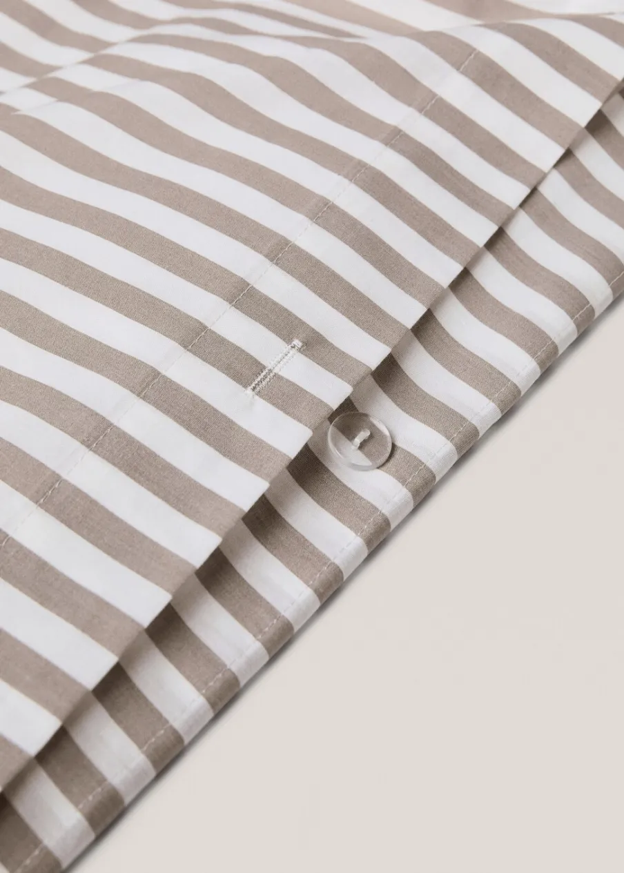 MANGO Poszwa Na Kołdrę*Poszwa na kołdrę bawełna w paski łóżko 135cm