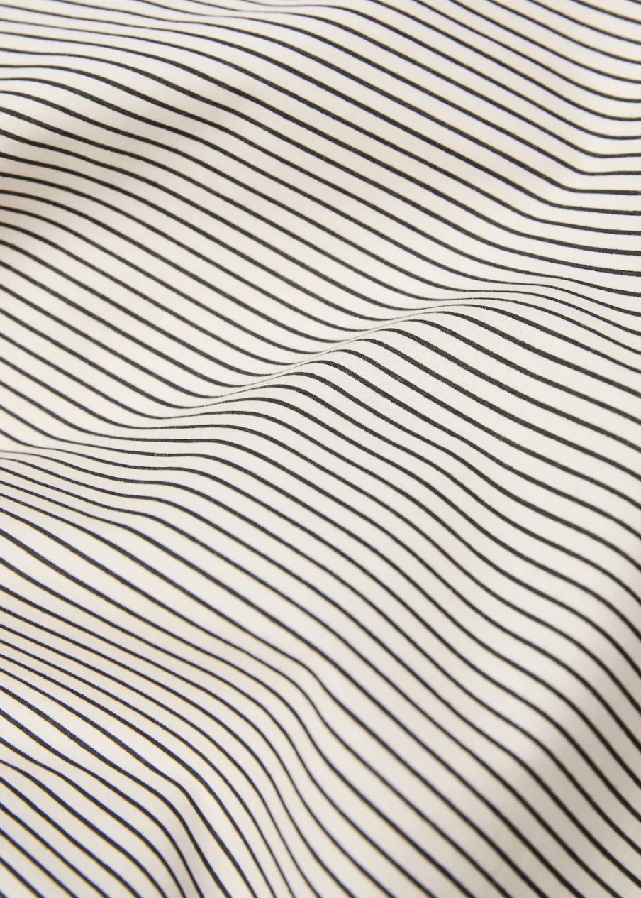 MANGO Poszwa Na Kołdrę*Poszwa na kołdrę dwukolorowa wielopasmowa łóżko 135cm