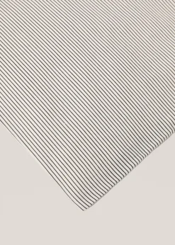 MANGO Poszwa Na Kołdrę*Poszwa na kołdrę dwukolorowa wielopasmowa łóżko 135cm