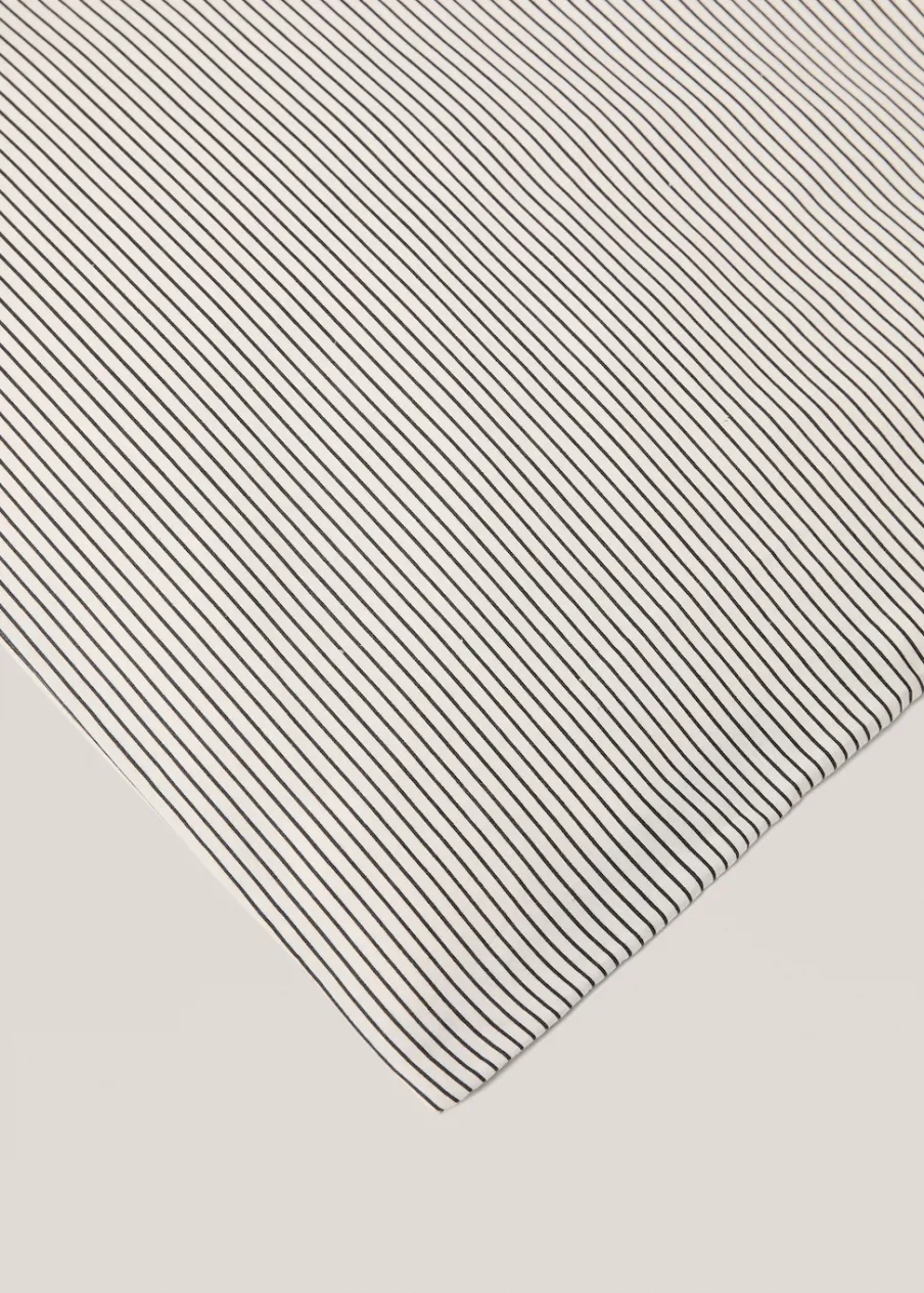 MANGO Poszwa Na Kołdrę*Poszwa na kołdrę dwukolorowa wielopasmowa łóżko 135cm