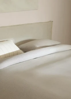 MANGO Poszwa Na Kołdrę*Poszwa na kołdrę dwukolorowa wielopasmowa łóżko 150/160cm