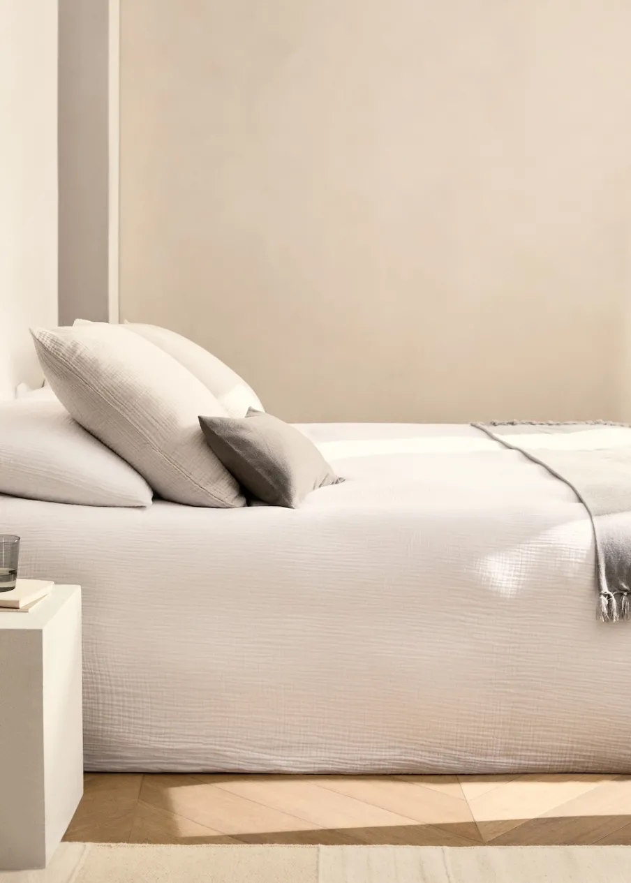 MANGO Poszwa Na Kołdrę*Poszwa na kołdrę gaza bawełniana łóżko 150/160cm