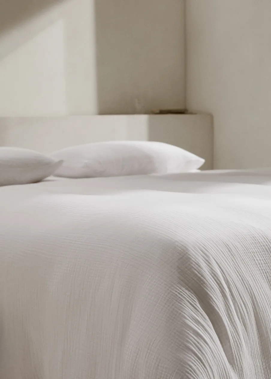 MANGO Poszwa Na Kołdrę*Poszwa na kołdrę gaza bawełniana łóżko 150/160cm