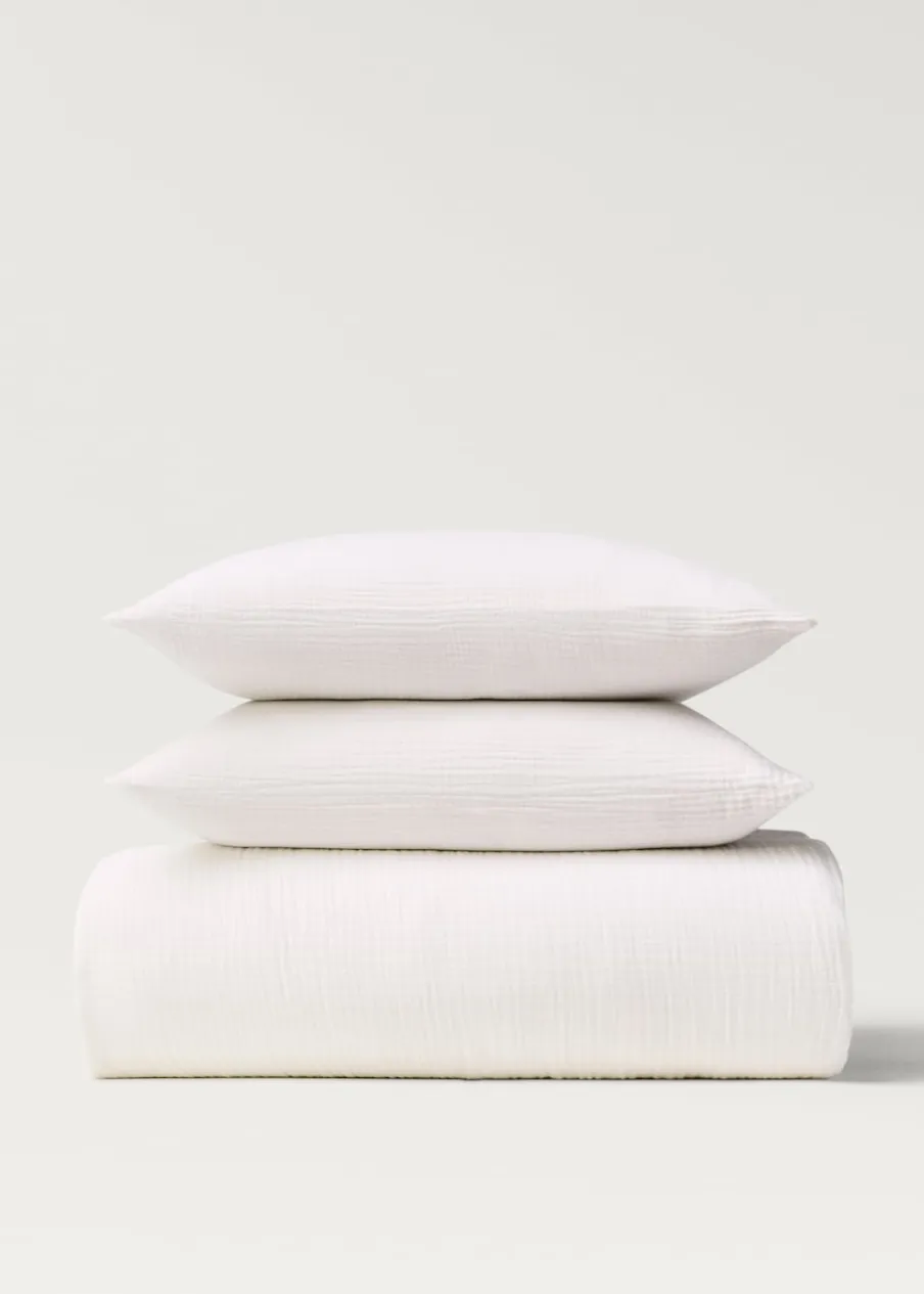 MANGO Poszwa Na Kołdrę*Poszwa na kołdrę gaza bawełniana łóżko 150/160cm