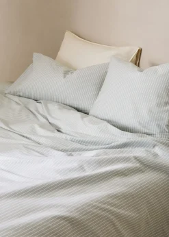 MANGO Poszwa Na Kołdrę*Poszwa na kołdrę nadruk w paski łóżko 135cm