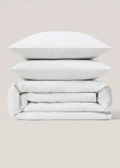 MANGO Poszwa Na Kołdrę*Poszwa na kołdrę nadruk w paski łóżko 135cm