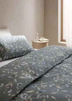 MANGO Poszwa Na Kołdrę*Poszwa na kołdrę z 100% bawełny ze wzorem w kwiaty na łóżko 90 cm