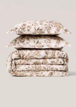 MANGO Poszwa Na Kołdrę*Poszwa na kołdrę z bawełnianego perkalu ze wzorem w kwiaty na łóżko 135 cm