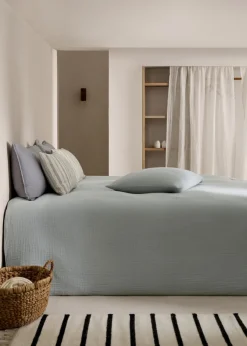 MANGO Poszwa Na Kołdrę*Poszwa na kołdrę z bawełnianego muślinu na łóżko 135 cm