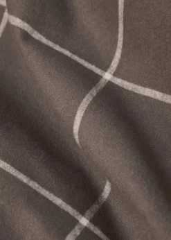 MANGO Poszwa Na Kołdrę*Poszwa na kołdrę z bawełnianej flaneli w kratę na łóżko 90 cm