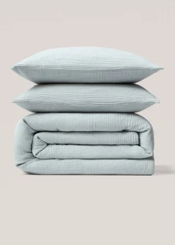 MANGO Poszwa Na Kołdrę*Poszwa na kołdrę z bawełnianego muślinu na łóżko 180 cm