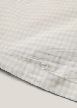 MANGO Poszwa Na Kołdrę*Poszwa na kołdrę z bawełny w kratkę vichy na łóżko 135 cm