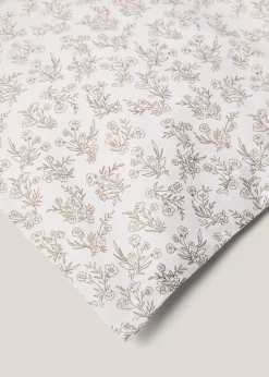 MANGO Poszwa Na Kołdrę*Poszwa na kołdrę z bawełny z nadrukiem w kwiaty na łóżko 180 cm