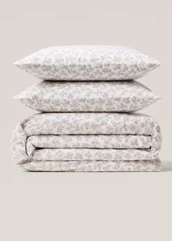 MANGO Poszwa Na Kołdrę*Poszwa na kołdrę z bawełny z nadrukiem w kwiaty na łóżko 180 cm