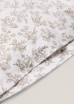 MANGO Poszwa Na Kołdrę*Poszwa na kołdrę z bawełny z kwiatowym motywem na łóżko 135 cm