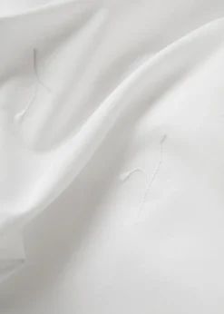 MANGO Poszwa Na Kołdrę*Poszwa na kołdrę z bawełny z kwiatowym haftem na łóżko 135 cm