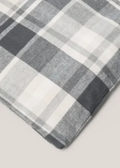 MANGO Poszwa Na Kołdrę*Poszwa na kołdrę z flaneli z 100% bawełny w kratę na łóżko 180 cm