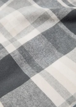 MANGO Poszwa Na Kołdrę*Poszwa na kołdrę z flaneli z 100% bawełny w kratę na łóżko 180 cm