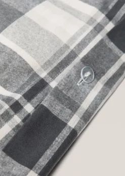 MANGO Poszwa Na Kołdrę*Poszwa na kołdrę z flaneli z 100% bawełny w kratę na łóżko 135 cm