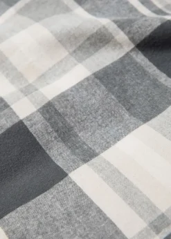 MANGO Poszwa Na Kołdrę*Poszwa na kołdrę z flaneli z 100% bawełny w kratę na łóżko 90 cm