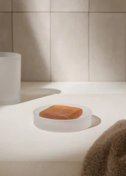 MANGO Akcesoria Łazienkowe*Półprzezroczysta mydelniczka/pojemnik na mydło