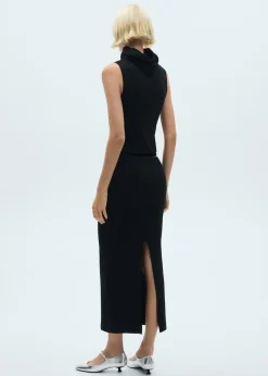 MANGO Spódnice*Prążkowana spódnica midi