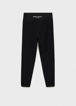 Dzieci MANGO Legginsy I Joggery*Prążkowane legginsy z bawełny
