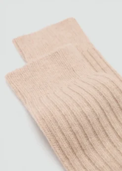 MANGO Więcej Akcesoriów*Prążkowane skarpetki