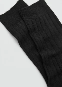 MANGO Więcej Akcesoriów*Prążkowane skarpetki