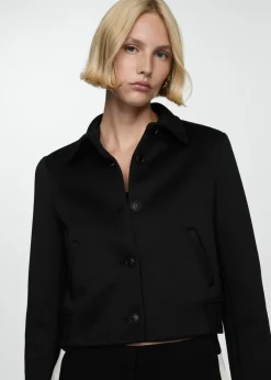 MANGO Kurtki*Prosta kurtka z guzikami