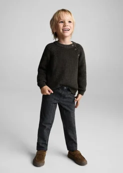 Dzieci MANGO Spodnie*Proste spodnie w pasy