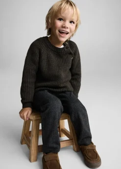 Dzieci MANGO Spodnie*Proste spodnie w pasy